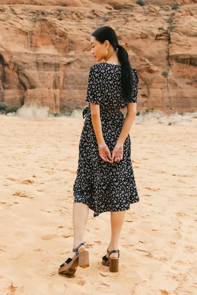 Bohme Dresses Meara Floral Dress Black 8211 Women Bohme Dresses Meara Floral Dress Black 8211 Women