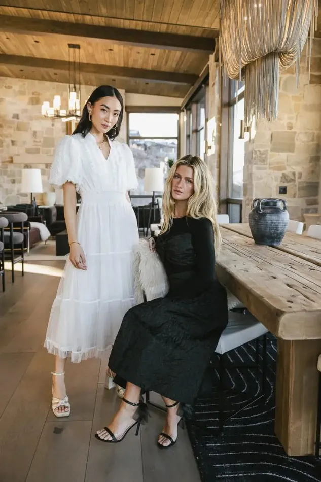 Bohme Dresses Padme Mesh Midi Dress In White White 8211 Women