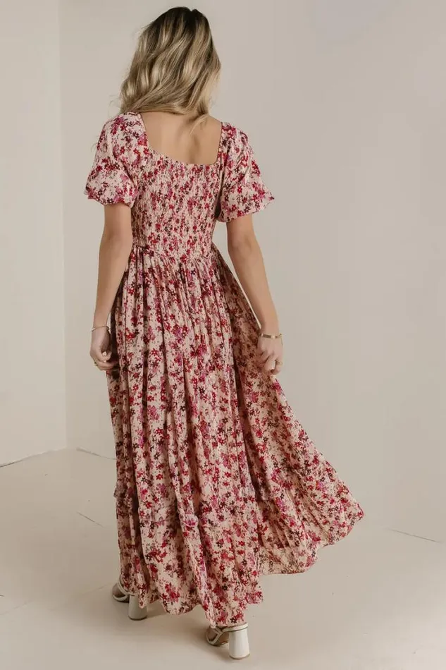 Bohme Dresses Petra Floral Maxi Dress Pink 8211 Women Bohme Dresses Petra Floral Maxi Dress Pink 8211 Women