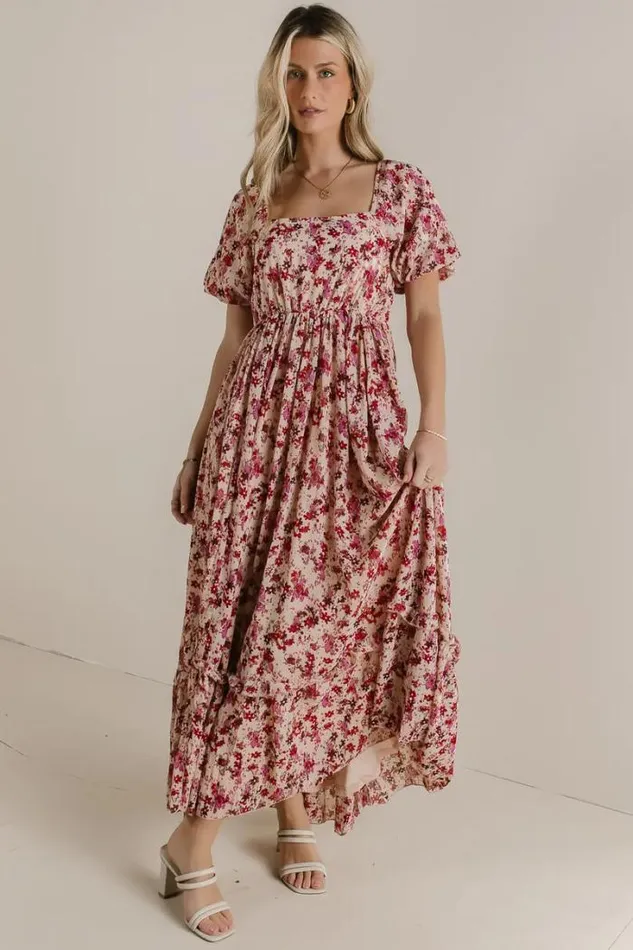 Bohme Dresses Petra Floral Maxi Dress Pink 8211 Women Bohme Dresses Petra Floral Maxi Dress Pink 8211 Women