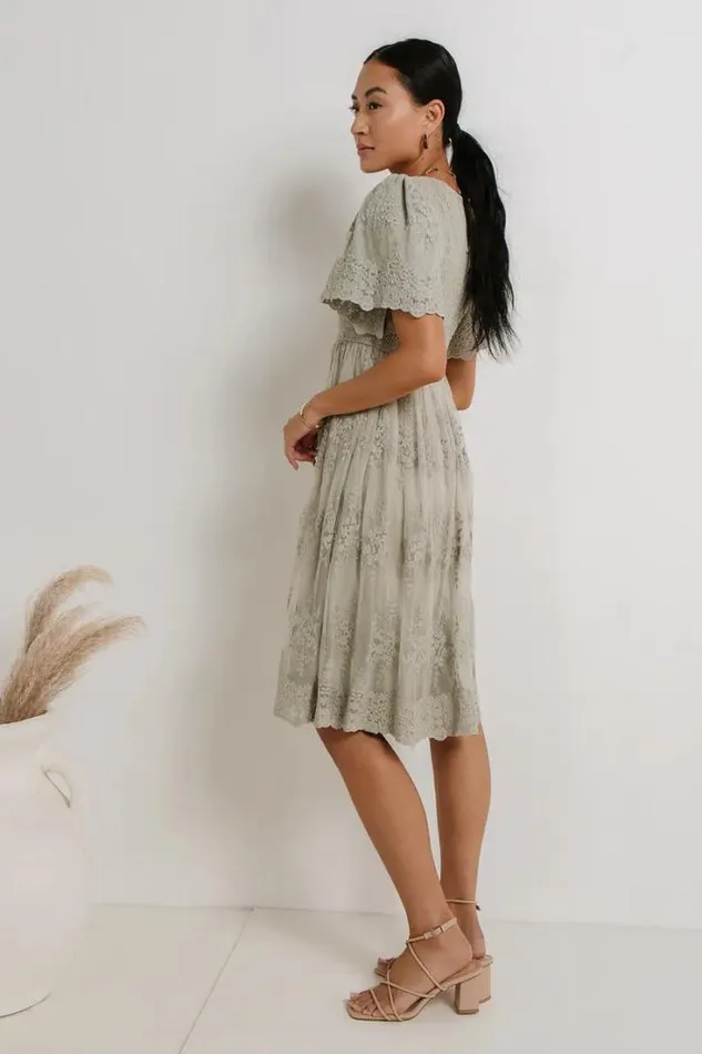 Bohme Dresses Ryland Embroidered Dress Sage 8211 Women Bohme Dresses Ryland Embroidered Dress Sage 8211 Women