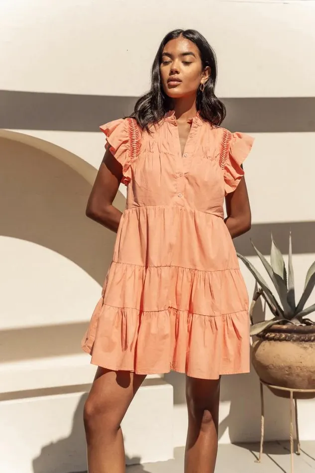 Bohme Dresses Sally Mini Dress In Orange 8211 FINAL SALE Orange 8211 Women