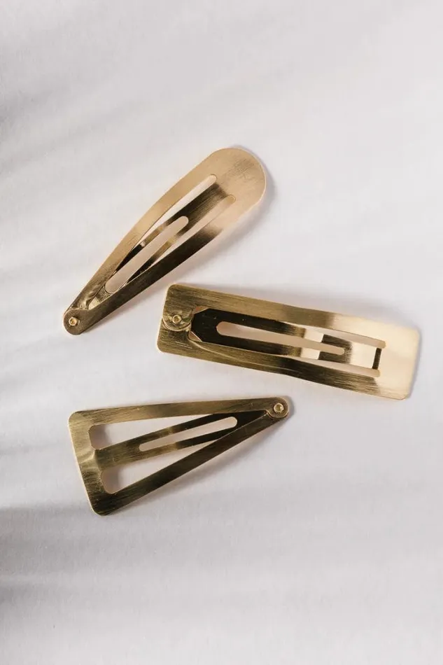 Bohme Hair Accessories Hair Clip Set Gold 8211 Women