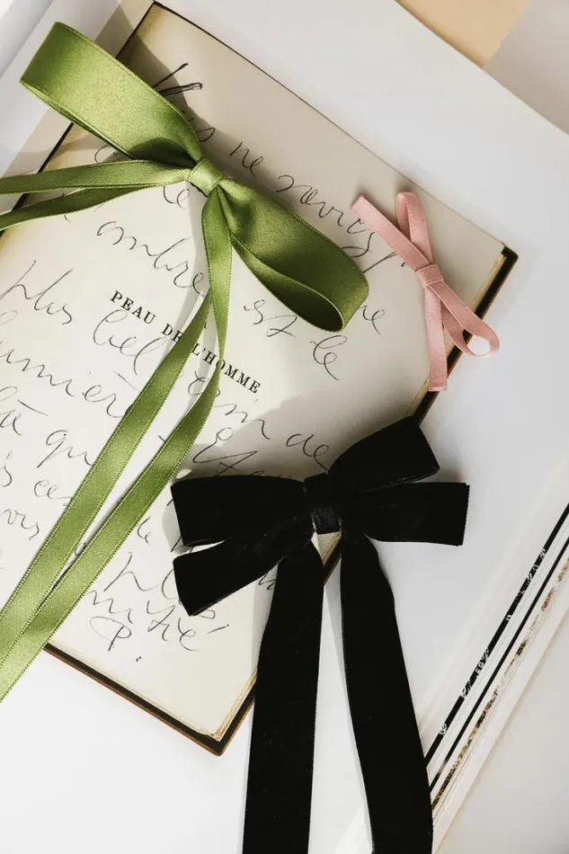 Bohme Hair Accessories Velvet Bow Hair Clip In Black Black 8211 Women