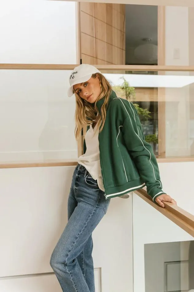 Bohme Jackets and Blazers Lila Active Jacket In Green 8211 FINAL SALE Green 8211 Women Bohme Jackets and Blazers Lila Active Jacket In Green 8211 FINAL SALE Green 8211 Women