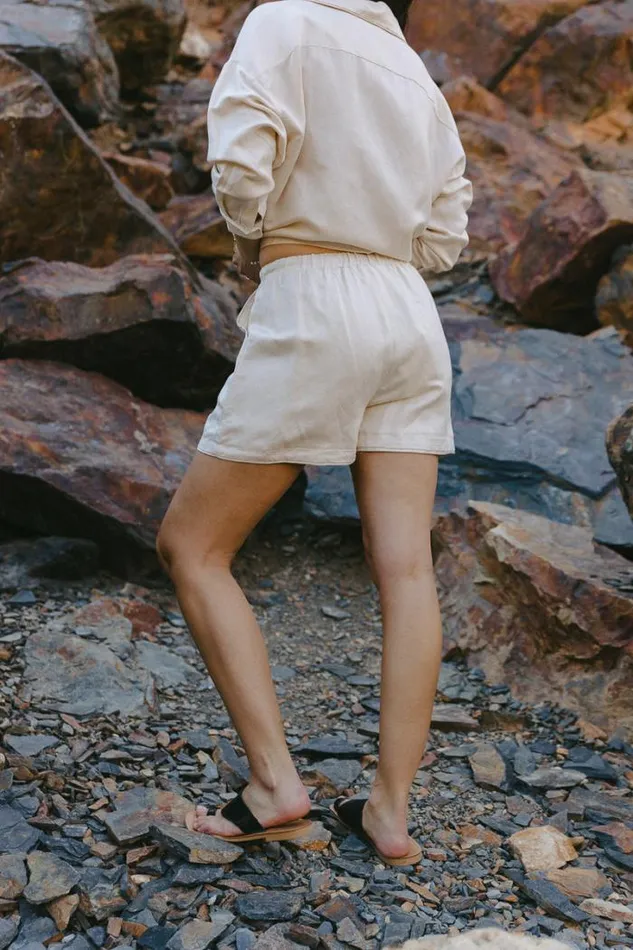 Bohme Loungewear Jasmine Shorts In Cream Cream 8211 Women Bohme Loungewear Jasmine Shorts In Cream Cream 8211 Women