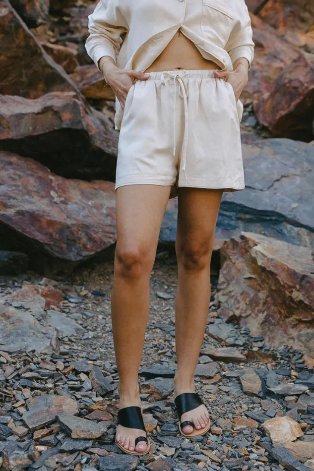 Bohme Loungewear Jasmine Shorts In Cream Cream 8211 Women Bohme Loungewear Jasmine Shorts In Cream Cream 8211 Women