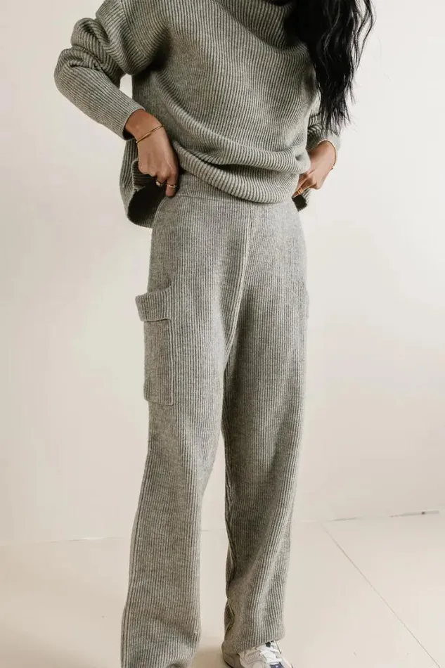 Bohme Loungewear Jaya Knit Pants In Grey Grey 8211 Women Bohme Loungewear Jaya Knit Pants In Grey Grey 8211 Women
