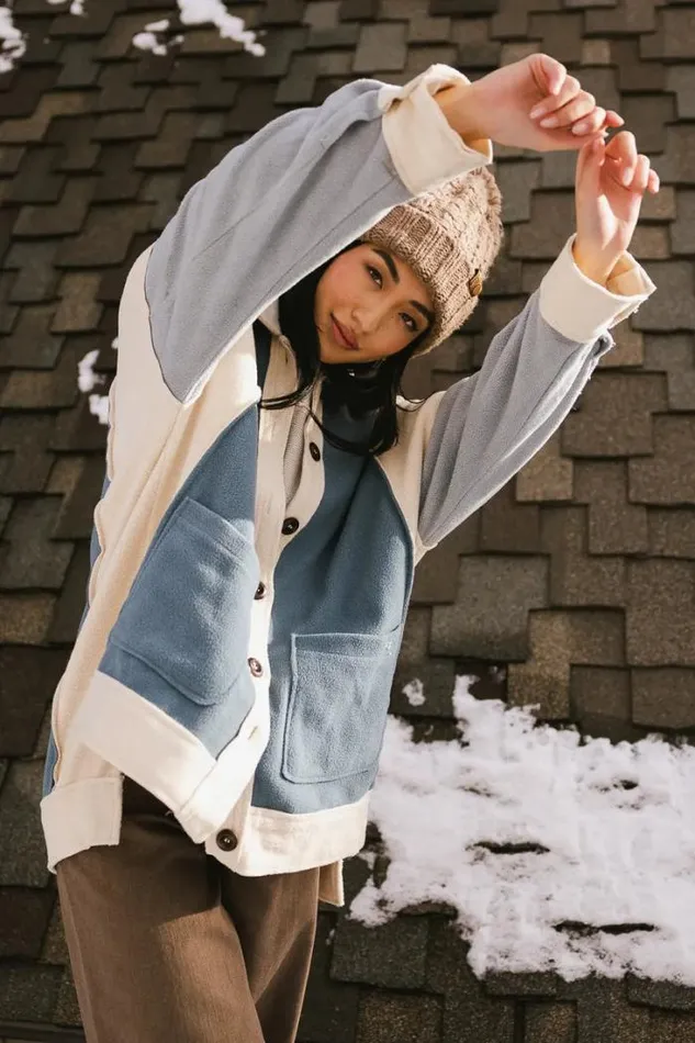 Bohme Outerwear Alexis Colorblock Jacket Blue 8211 Women