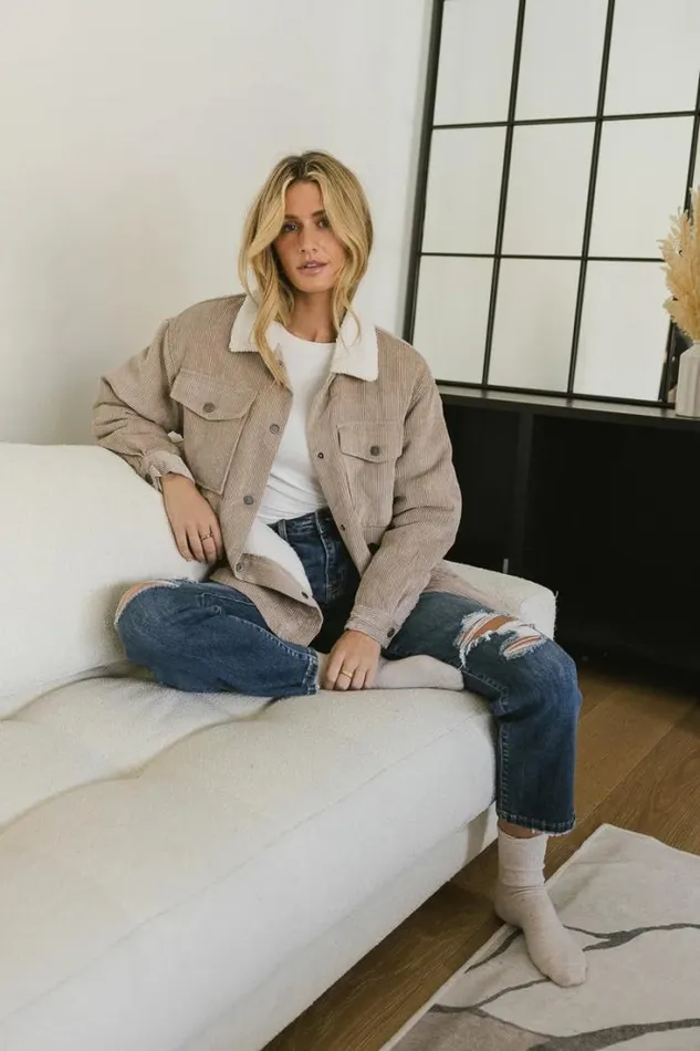 Bohme Outerwear Emilia Corduroy Jacket In Tan 8211 FINAL SALE Tan 8211 Women Bohme Outerwear Emilia Corduroy Jacket In Tan 8211 FINAL SALE Tan 8211 Women