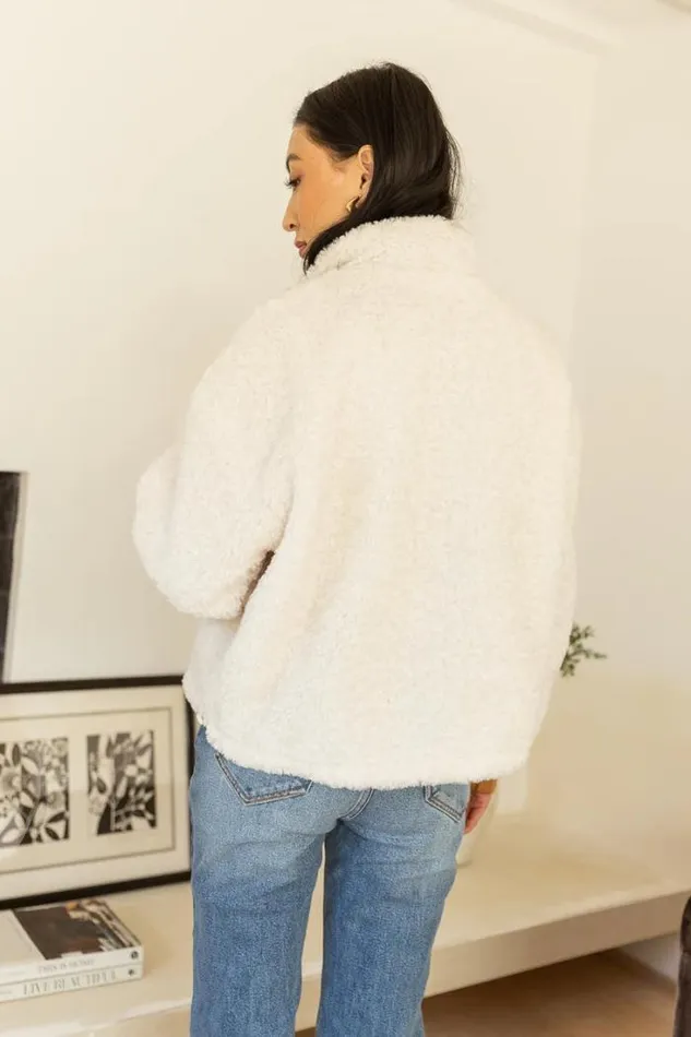 Bohme Outerwear Jolanda Sherpa Jacket Ivory 8211 Women Bohme Outerwear Jolanda Sherpa Jacket Ivory 8211 Women