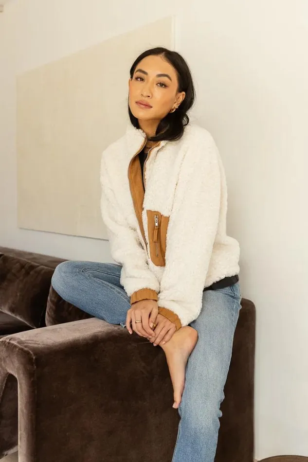 Bohme Outerwear Jolanda Sherpa Jacket Ivory 8211 Women Bohme Outerwear Jolanda Sherpa Jacket Ivory 8211 Women