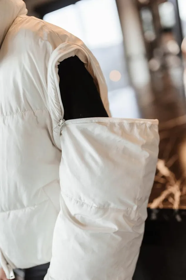 Bohme Outerwear Kai Detachable Sleeve Jacket In Cream Cream 8211 Women Bohme Outerwear Kai Detachable Sleeve Jacket In Cream Cream 8211 Women
