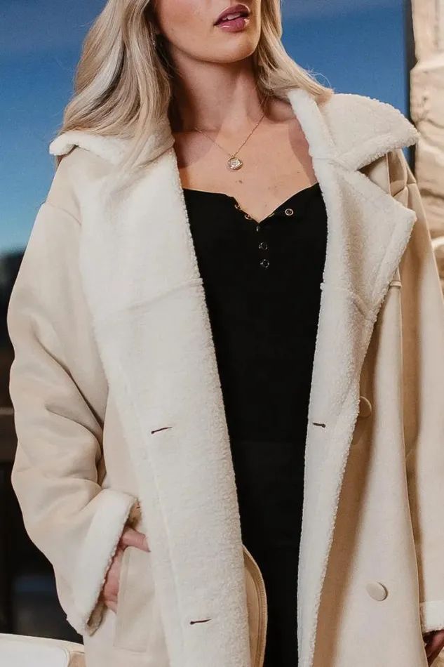 Bohme Outerwear Tessa Sherpa Coat In Cream Cream 8211 Women Bohme Outerwear Tessa Sherpa Coat In Cream Cream 8211 Women