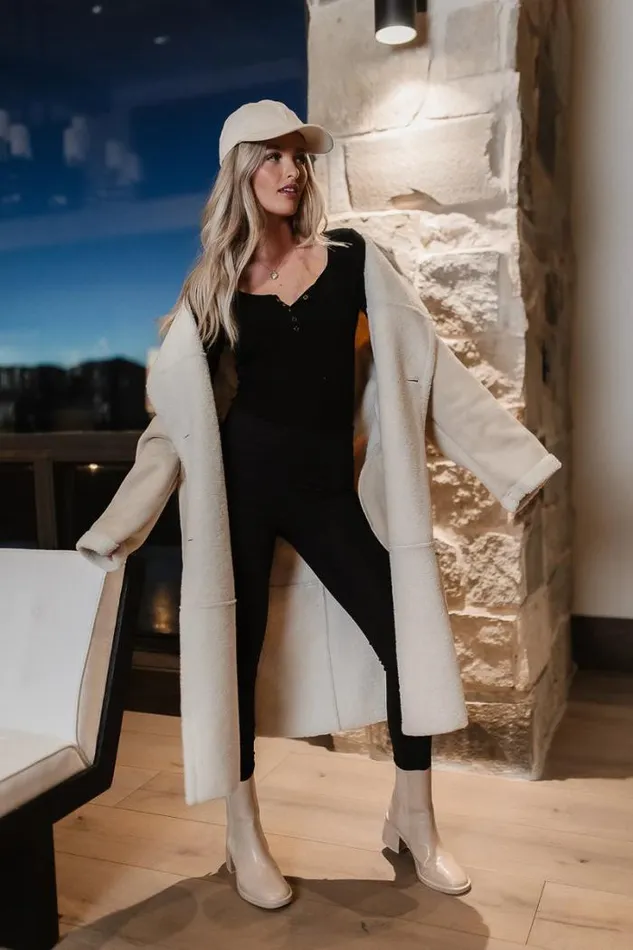 Bohme Outerwear Tessa Sherpa Coat In Cream Cream 8211 Women Bohme Outerwear Tessa Sherpa Coat In Cream Cream 8211 Women