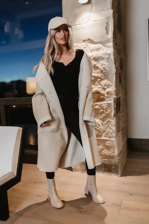 Bohme Outerwear Tessa Sherpa Coat In Cream Cream 8211 Women Bohme Outerwear Tessa Sherpa Coat In Cream Cream 8211 Women