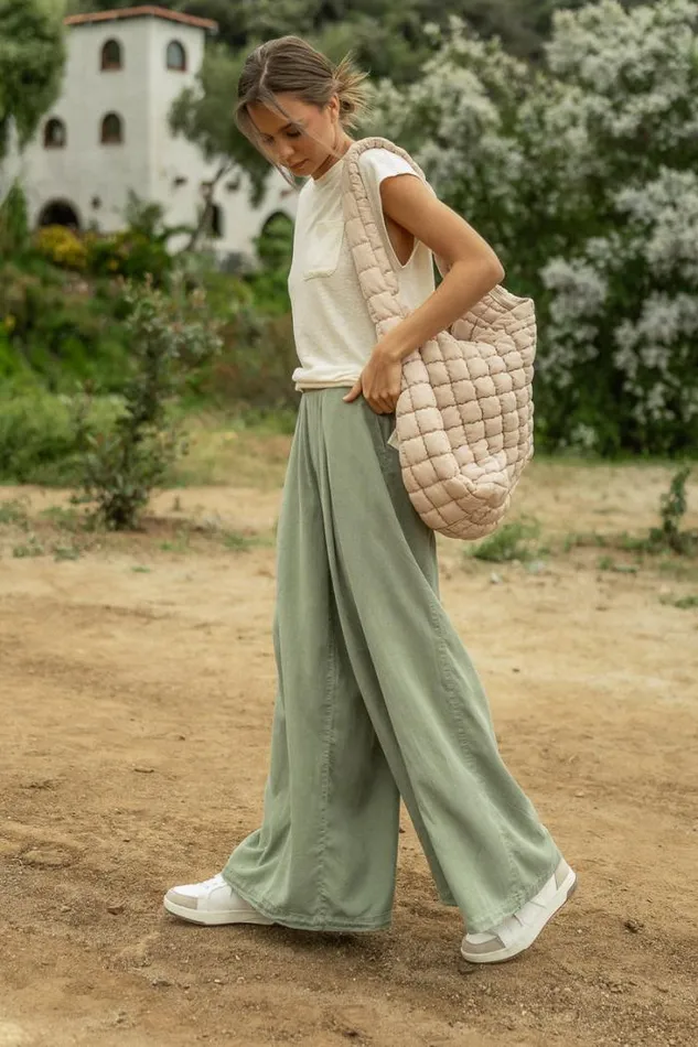 Bohme Pants Katie Wide Leg Tencel Pants In Sage Sage 8211 Women Bohme Pants Katie Wide Leg Tencel Pants In Sage Sage 8211 Women