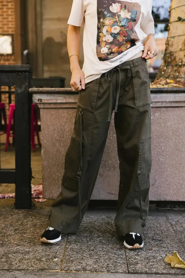 Bohme Pants Savannah Cargo Pants In Olive Olive 8211 Women