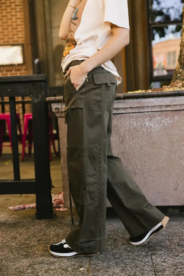 Bohme Pants Savannah Cargo Pants In Olive Olive 8211 Women