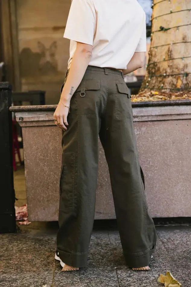 Bohme Pants Savannah Cargo Pants In Olive Olive 8211 Women