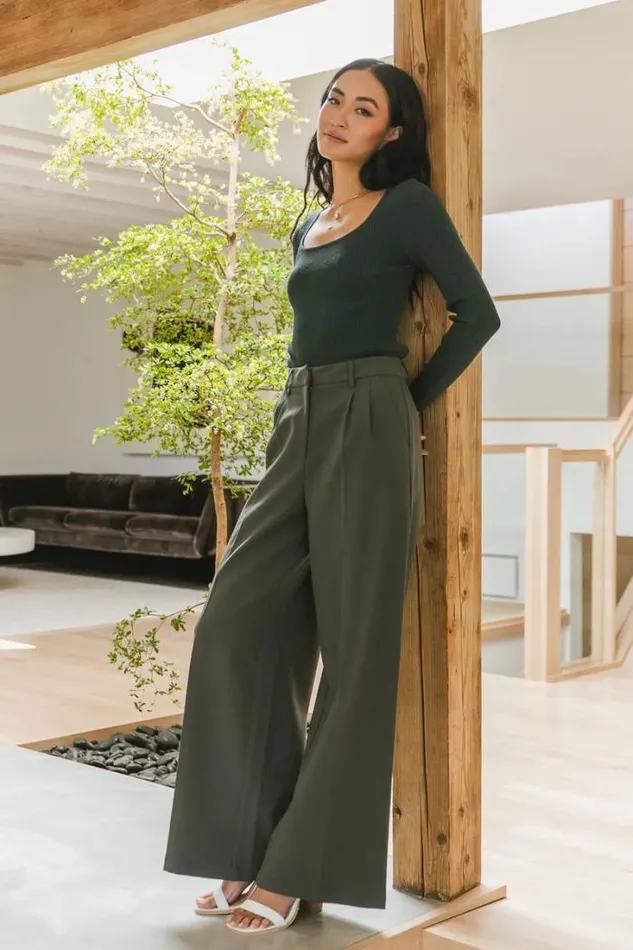 Bohme Pants Tobi Wide Leg Pants In Teal 8211 FINAL SALE Teal 8211 Women