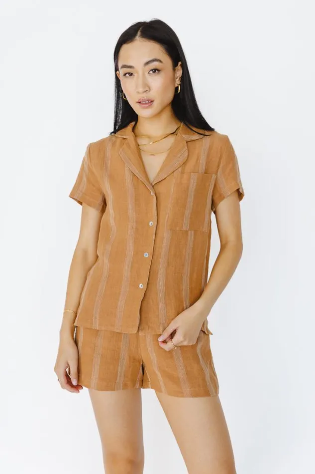 Bohme Sets Maddox Shorts In Brown 8211 FINAL SALE Brown 8211 Women Bohme Sets Maddox Shorts In Brown 8211 FINAL SALE Brown 8211 Women