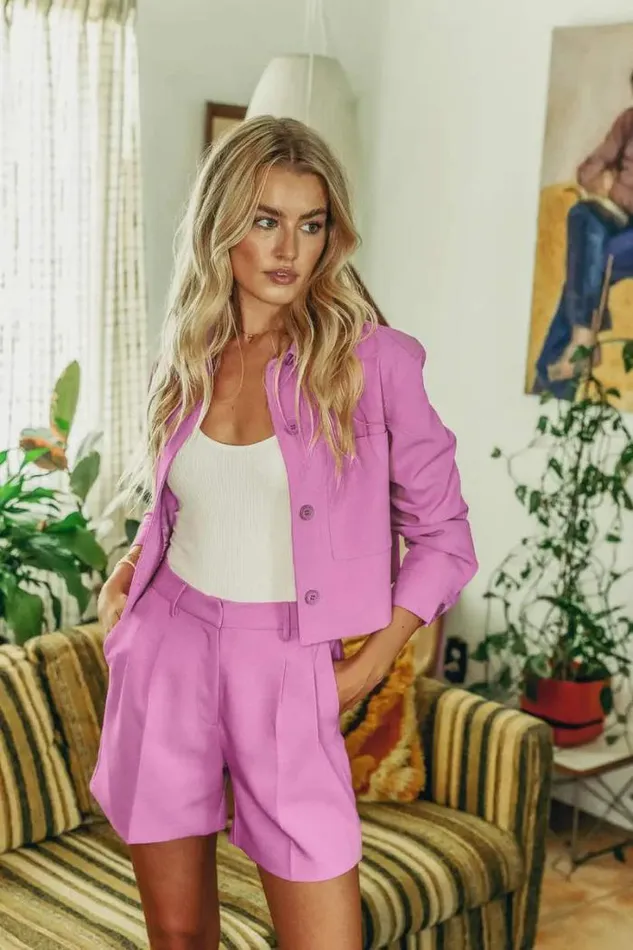 Bohme Sets Waldorf Shorts In Pink Pink 8211 Women Bohme Sets Waldorf Shorts In Pink Pink 8211 Women