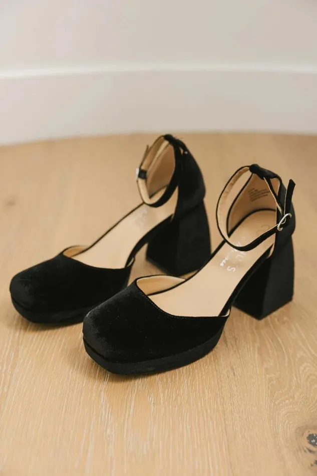 Bohme Shoes Misha Platform Heels Black 8211 Women