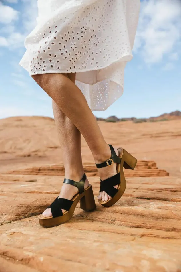 Bohme Shoes Seychelles Paloma Platform Heels In Black Black 8211 Women