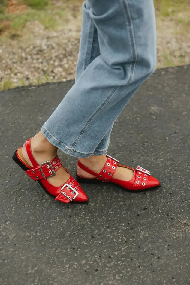 Bohme Shoes Steve Madden Graya Flats In Red Red 8211 Women Bohme Shoes Steve Madden Graya Flats In Red Red 8211 Women
