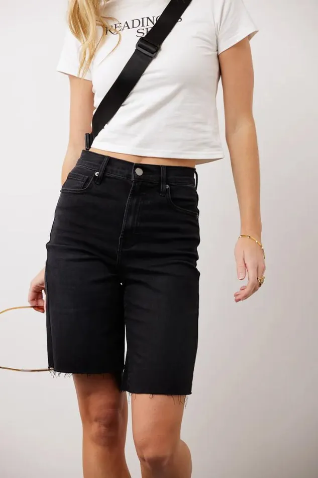Bohme Shorts Rebecca Bermuda Shorts In Black Black 8211 Women Bohme Shorts Rebecca Bermuda Shorts In Black Black 8211 Women
