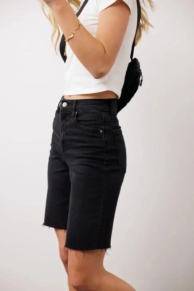 Bohme Shorts Rebecca Bermuda Shorts In Black Black 8211 Women Bohme Shorts Rebecca Bermuda Shorts In Black Black 8211 Women