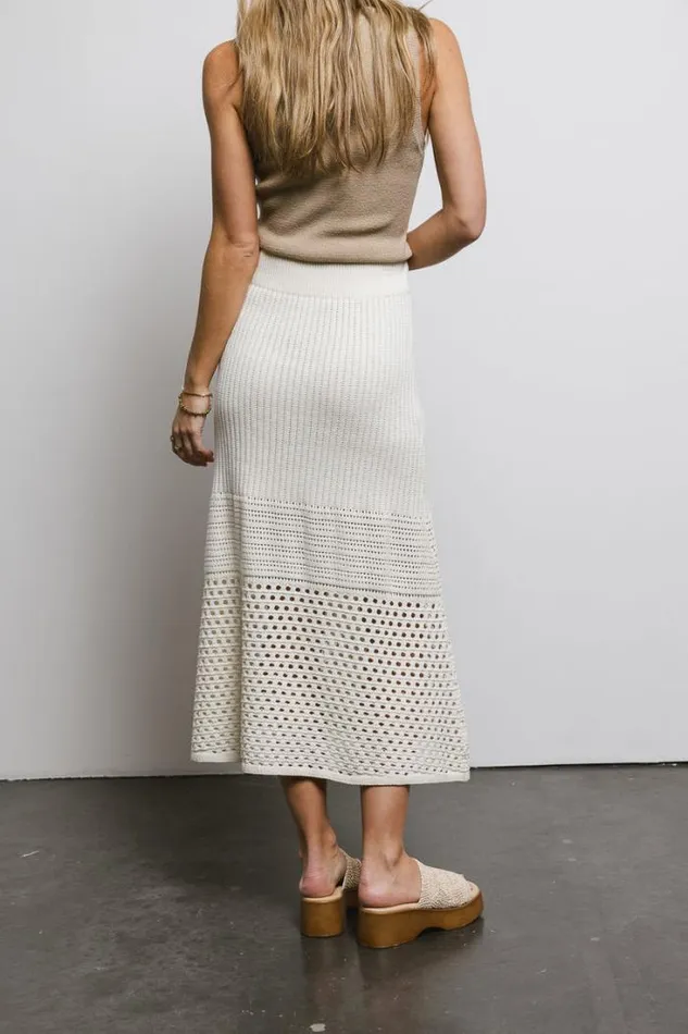 Bohme Skirts Holly Knitted Skirt Cream 8211 Women Bohme Skirts Holly Knitted Skirt Cream 8211 Women
