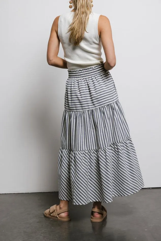 Bohme Skirts Ivy Striped Skirt Navy 8211 Women Bohme Skirts Ivy Striped Skirt Navy 8211 Women