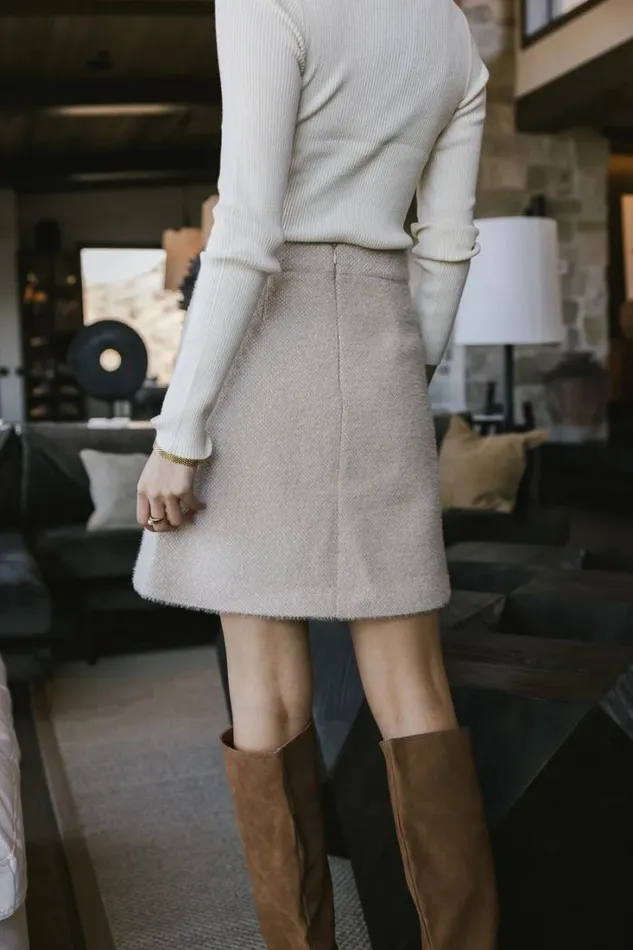 Bohme Skirts Lola Fuzzy Skirt In Tan Tan 8211 Women Bohme Skirts Lola Fuzzy Skirt In Tan Tan 8211 Women