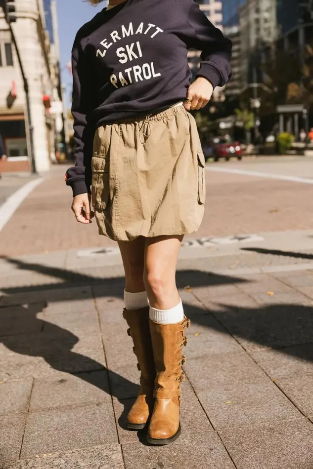 Bohme Skirts Morgan Cargo Skirt 8211 FINAL SALE Khaki 8211 Women Bohme Skirts Morgan Cargo Skirt 8211 FINAL SALE Khaki 8211 Women