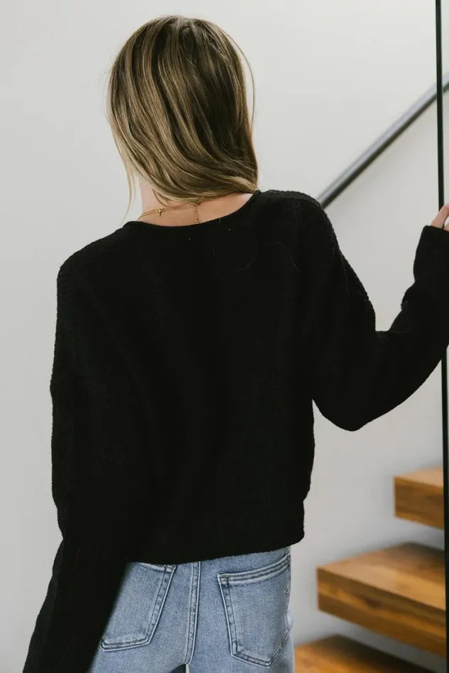 Bohme Sweaters Lyra VNeck Sweater In Black 8211 FINAL SALE Black 8211 Women Bohme Sweaters Lyra VNeck Sweater In Black 8211 FINAL SALE Black 8211 Women