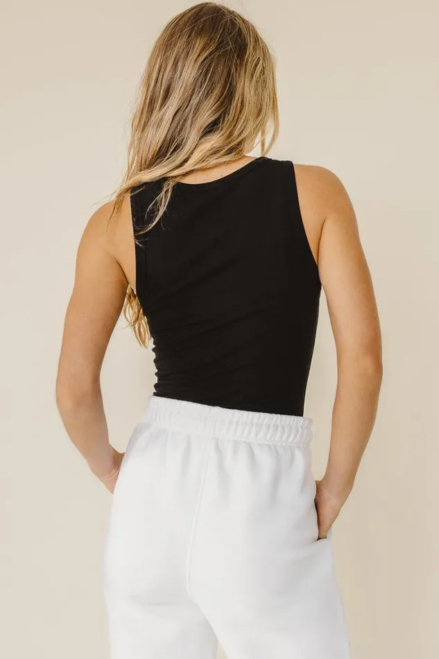 Bohme Tees and Tanks Harlowe Tank In Black 8211 FINAL SALE Black 8211 Women Bohme Tees and Tanks Harlowe Tank In Black 8211 FINAL SALE Black 8211 Women