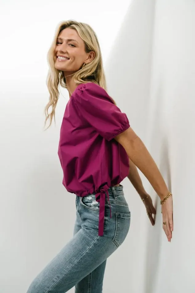 Bohme Tops Dahlia Top In Magenta 8211 FINAL SALE Magenta 8211 Women