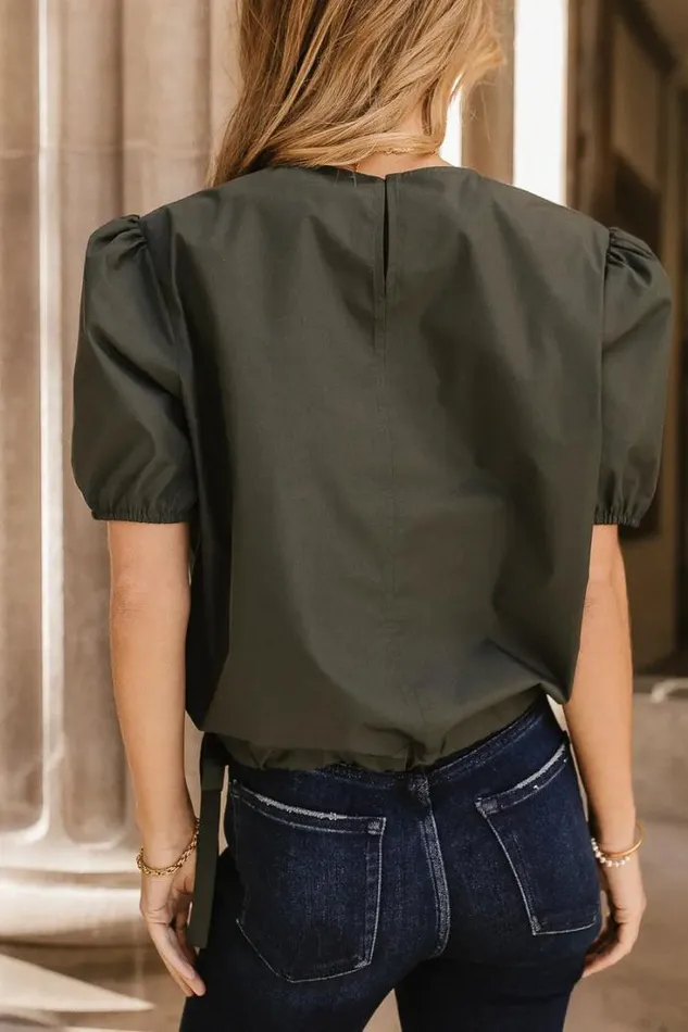 Bohme Tops Dahlia Top In Teal 8211 FINAL SALE Teal 8211 Women Bohme Tops Dahlia Top In Teal 8211 FINAL SALE Teal 8211 Women