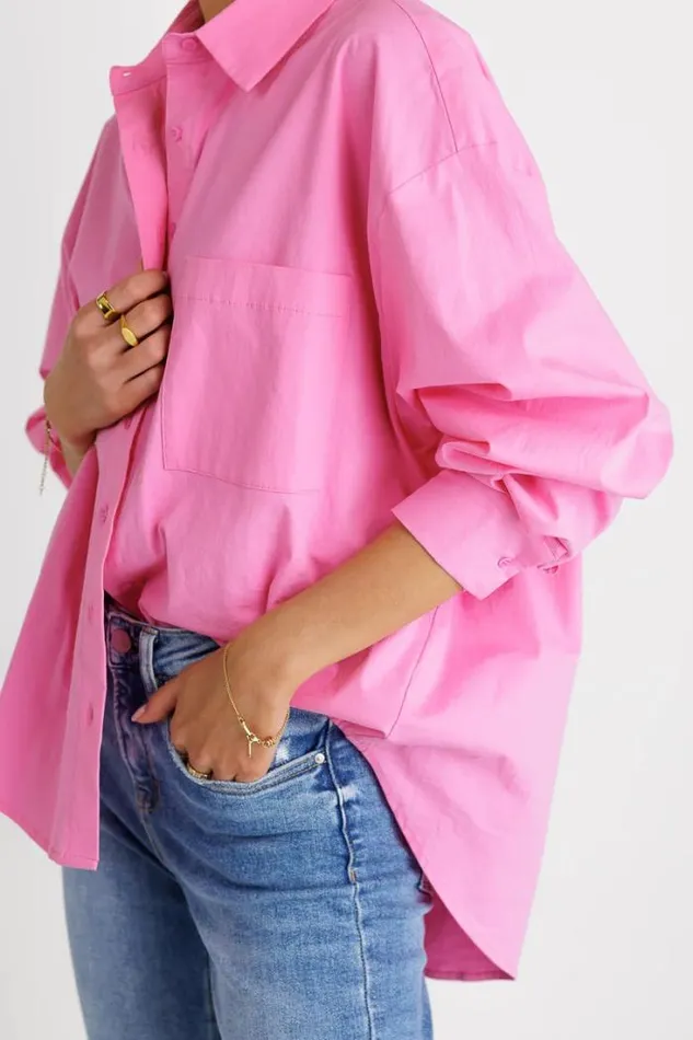 Bohme Tops Gracie Button Up In Pink Pink 8211 Women Bohme Tops Gracie Button Up In Pink Pink 8211 Women