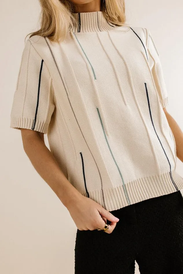 Bohme Tops Hunter Sweater Top Cream 8211 Women