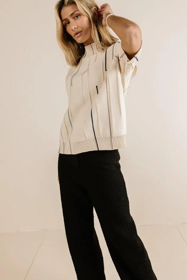 Bohme Tops Hunter Sweater Top Cream 8211 Women Bohme Tops Hunter Sweater Top Cream 8211 Women