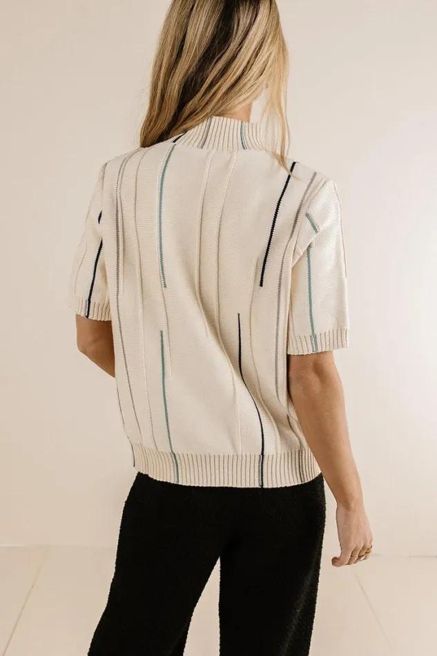 Bohme Tops Hunter Sweater Top Cream 8211 Women Bohme Tops Hunter Sweater Top Cream 8211 Women