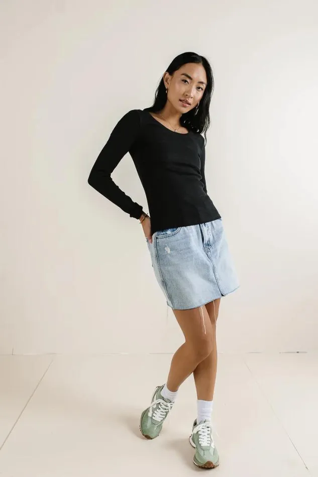 Bohme Tops Jayla Knit Top In Black Black 8211 Women Bohme Tops Jayla Knit Top In Black Black 8211 Women