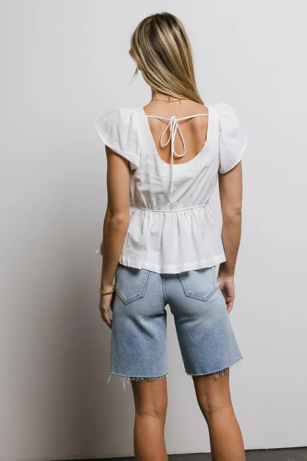 Bohme Tops Josie Crochet Blouse Cream 8211 Women Bohme Tops Josie Crochet Blouse Cream 8211 Women
