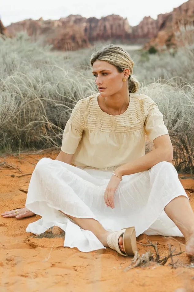Bohme Tops Mariana Blouse In Sand Sand 8211 Women Bohme Tops Mariana Blouse In Sand Sand 8211 Women