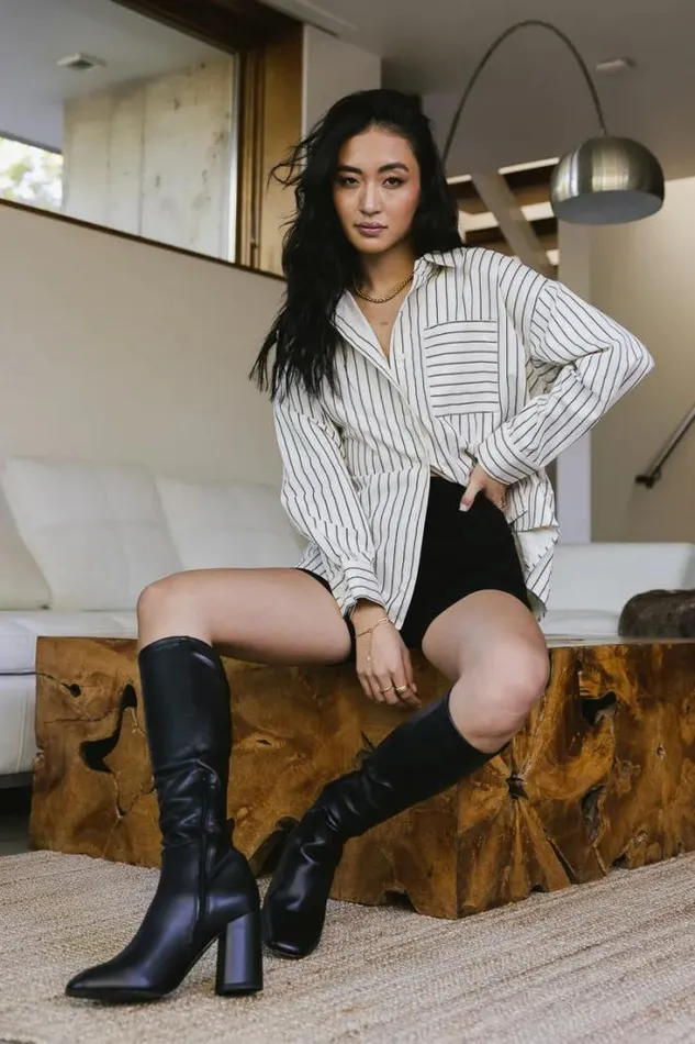 Bohme Tops Matilda Striped Button Up In Cream Cream 8211 Women Bohme Tops Matilda Striped Button Up In Cream Cream 8211 Women