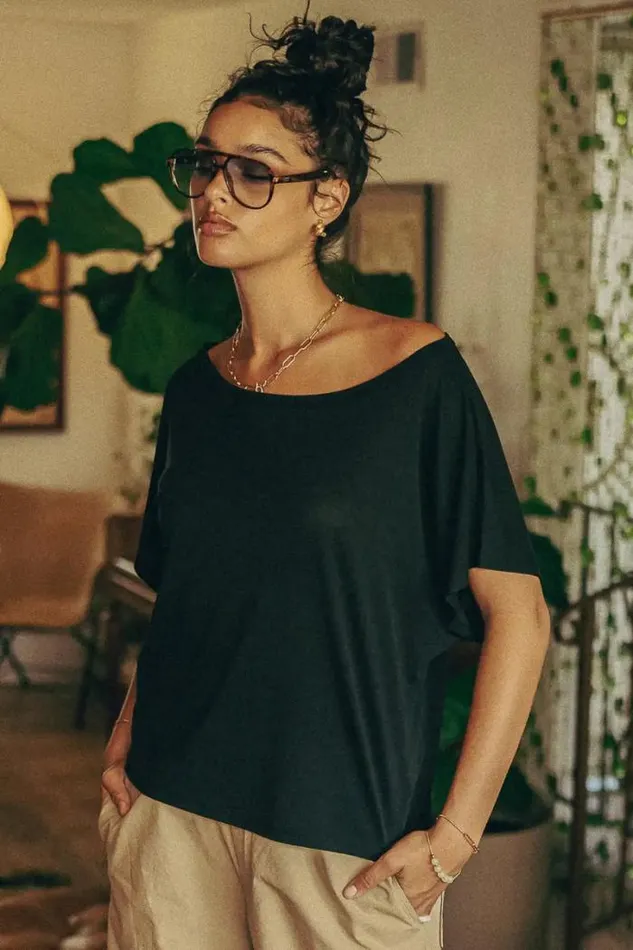 Bohme Tops Miriam Top Black 8211 Women Bohme Tops Miriam Top Black 8211 Women