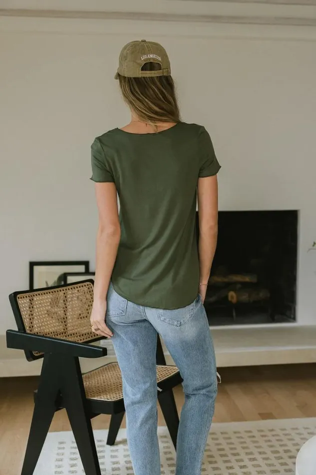 Bohme Tops Priya Top In Olive Olive 8211 Women Bohme Tops Priya Top In Olive Olive 8211 Women
